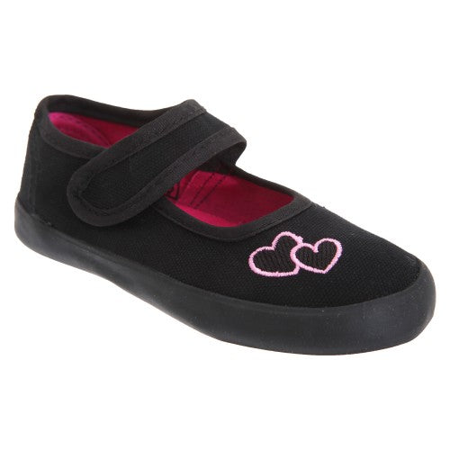 Front - Mirak Bar Plimsoll / Girls Shoes / Girls BTS