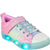 Front - Skechers Girls Twinkle Sparks Ice Dreamsicle Trainers