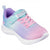 Front - Skechers Girls Jumpsters 2.0 - Blurred Dreams Trainers