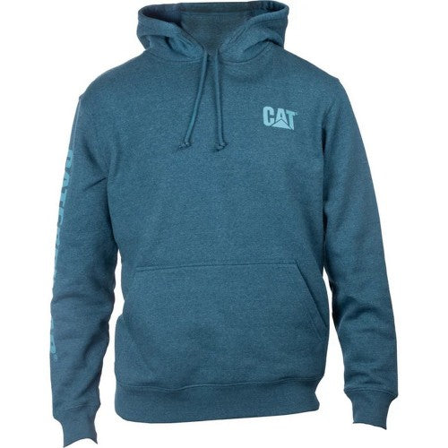 Front - Caterpillar Mens Trademark Banner Hoodie