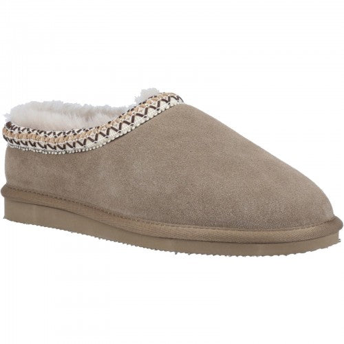 Front - Cotswold Womens/Ladies Foxmoor Suede Slippers