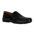 Front - Geox Mens U Kosmopolis Leather Grip Moccasins