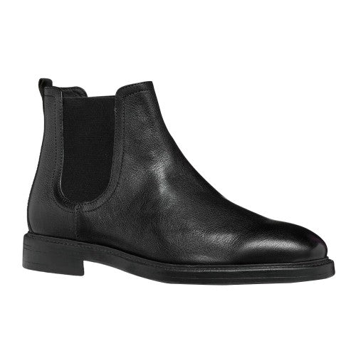 Front - Geox Mens Tiberio Leather Ankle Boots