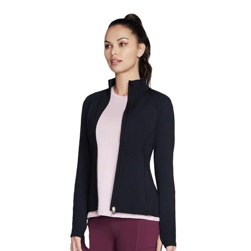 Pink-Purple - Front - Skechers Womens-Ladies Gowalk Jacket