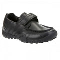 Front - Geox Boys Snake loafer Patent Leather Moccasin School Shoes