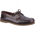 Front - Sperry Mens Authentic Original Leather 2 Eyelet Boat Shoes