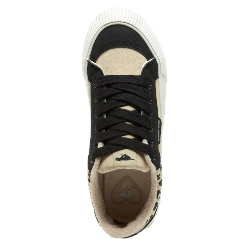 Front - Rocket Dog Womens/Ladies Cheery Colour Block Faux Suede Trainers