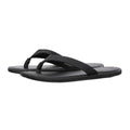 Front - Jack And Jones Mens Washton Leather Flip Flops
