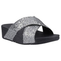 Front - FitFlop Womens/Ladies Lulu Glitterball Cross Strap Sliders