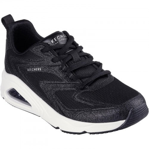 Front - Skechers Womens/Ladies Tres Air Uno Glitter Trainers