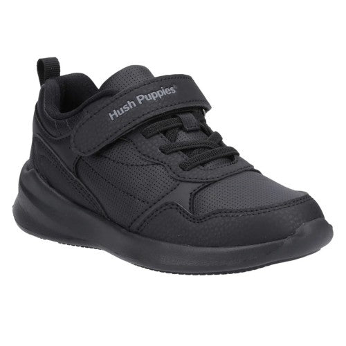 Front - Hush Puppies Boys Marling School Shoes