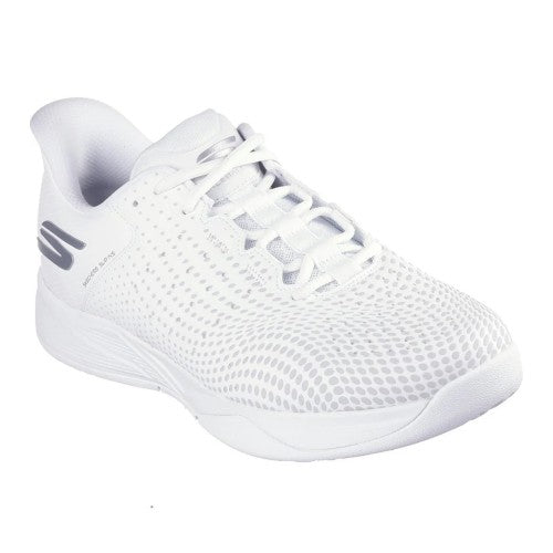 Front - Skechers Mens Viper Court Reload Relaxed Fit Trainers