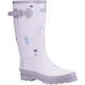 Front - Cotswold Womens/Ladies Wildflower Wellington Boots