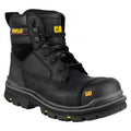 Front - Caterpillar Gravel 6 Inch Mens Black Safety Boots
