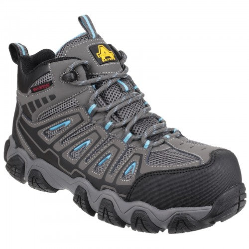Front - Amblers Safety Womens/Ladies AS802 Waterproof Non-Metal Safety Boots