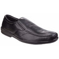 Front - Fleet & Foster Mens Alan Formal Apron Toe Slip On Shoes