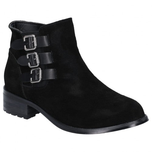 Front - Divaz Womens/Ladies Lexi Slip On Buckle Boot