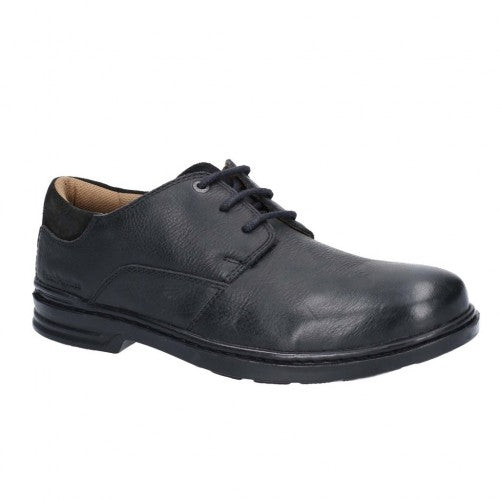Front - Hush Puppies Mens Max Hanston Lace Up Dress Shoe
