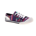 Front - Rocket Dog Womens/Ladies Jazzin Canvas Aloe Lace Up Trainer