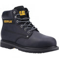Front - Caterpillar Mens Powerplant S3 Leather Safety Boots