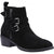 Front - Hush Puppies Womens/Ladies Jenna Leather Ankle Boots