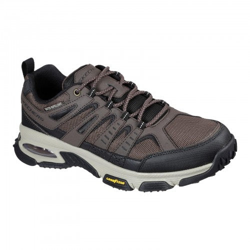 Front - Skechers Mens Skech-Air Envoy Leather Trainers