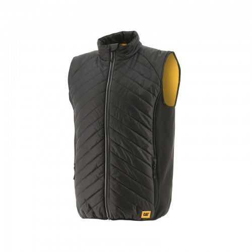Front - Caterpillar Mens Trades Hybrid Body Warmer