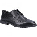 Front - Hush Puppies Girls Verity Leather Brogues