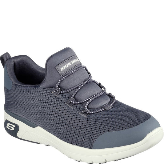 Charcoal-White - Front - Skechers Womens-Ladies Marsing-Waiola SR Safety Shoes