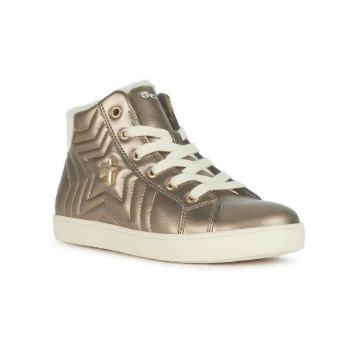Front - Geox Girls J Kathe Trainers