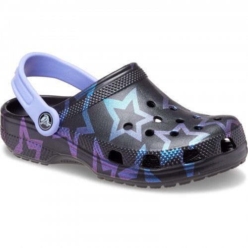 Front - Crocs Childrens/Kids Classic Disco Dance Party Stars Clogs