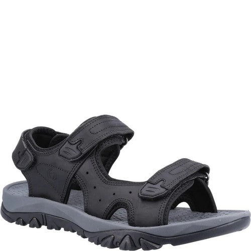 Front - Cotswold Mens Lansdown Leather Sandals