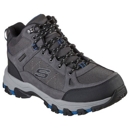 Front - Skechers Mens Selmen Melano Leather Hiking Boots