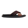 Front - Base London Mens Oracle Waxy Leather Sandals