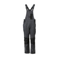 Front - James and Nicholson Unisex Workwear Pants with Bib
