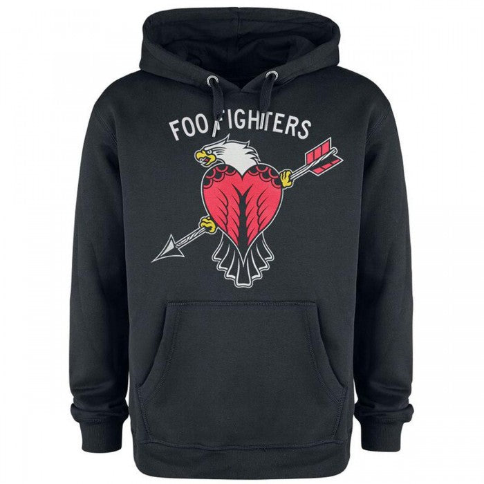 Front - Amplified Unisex Adult Eagle Tattoo Foo Fighters Hoodie