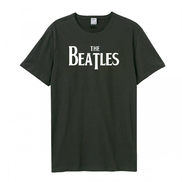 Front - Amplified Unisex Adult The Beatles Logo T-Shirt