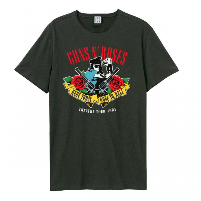 Front - Amplified Unisex Adult Gone To Hell Guns N Roses T-Shirt