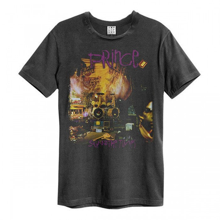 Front - Amplified Unisex Adult Sign o´ the Times Prince T-Shirt