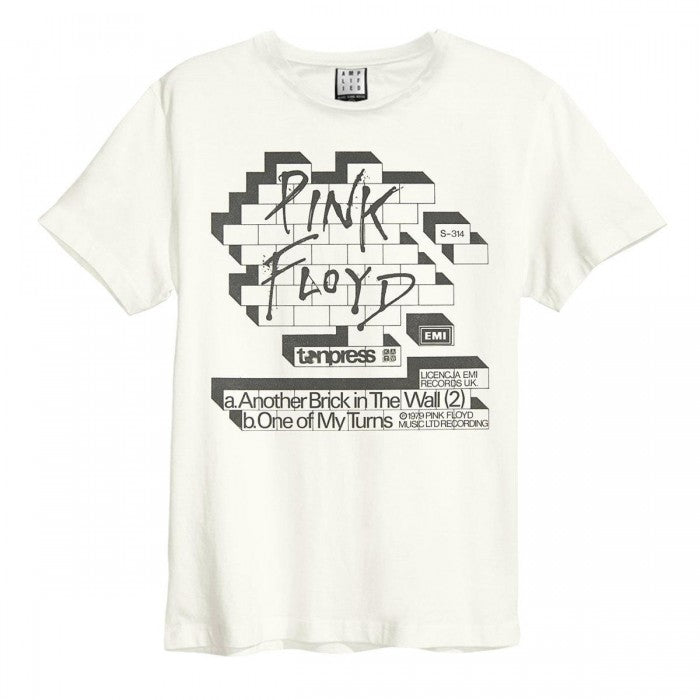 Front - Amplified Unisex Adult Poster Pink Floyd Vintage T-Shirt