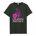 Front - Amplified Unisex Adult Japan Tour 79 Queen T-Shirt