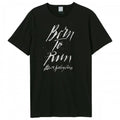Front - Amplified Unisex Adult Born To Run Bruce Springsteen T-Shirt