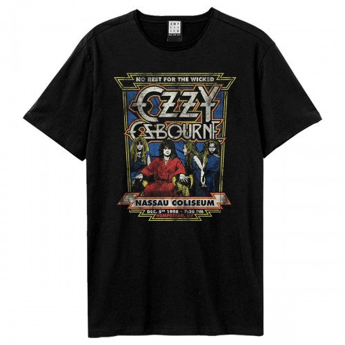 Front - Amplified Unisex Adult No Rest For The Wicked Ozzy Osbourne T-Shirt