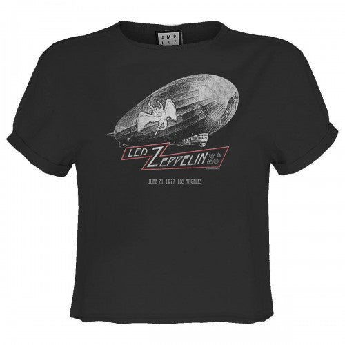 Front - Amplified Womens/Ladies Dazed And Confused Led Zeppelin Crop Top