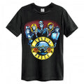 Front - Amplified Unisex Adult Skeleton Drum Guns N Roses T-Shirt