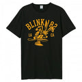 Front - Amplified Unisex Adult Collegiate Bunny Blink 182 T-Shirt