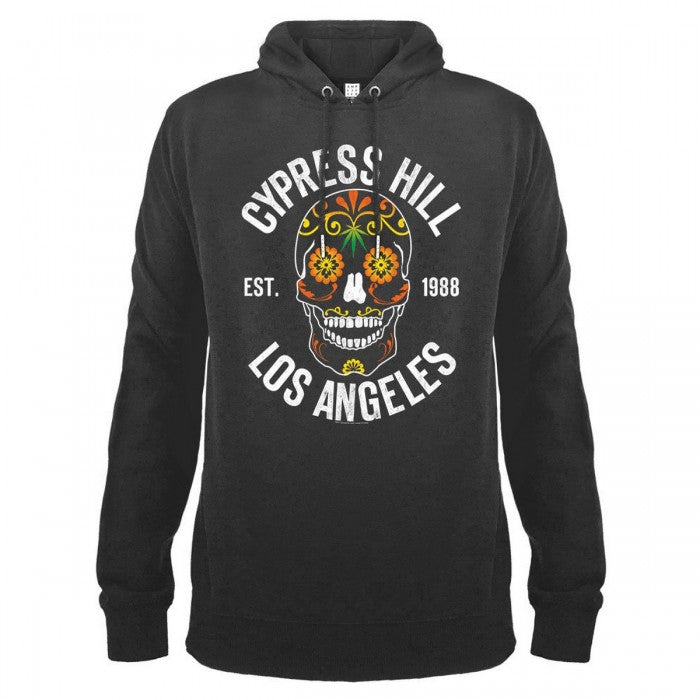 Front - Amplified Unisex Adult Floral Skull Cypress Hill Hoodie