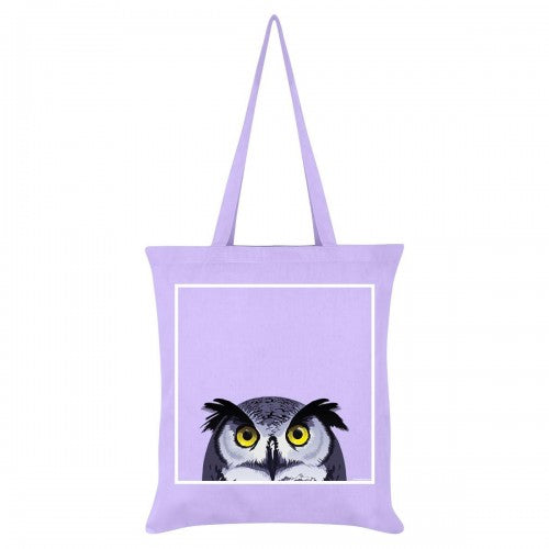 Front - Inquisitive Creatures Owl Tote Bag