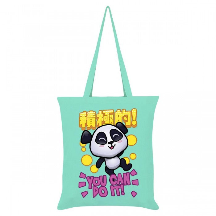 Front - Handa Panda You Can Do It Tote Bag