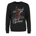 Front - Grindstore Womens/Ladies We Witch You A Merry Christmas Sweatshirt